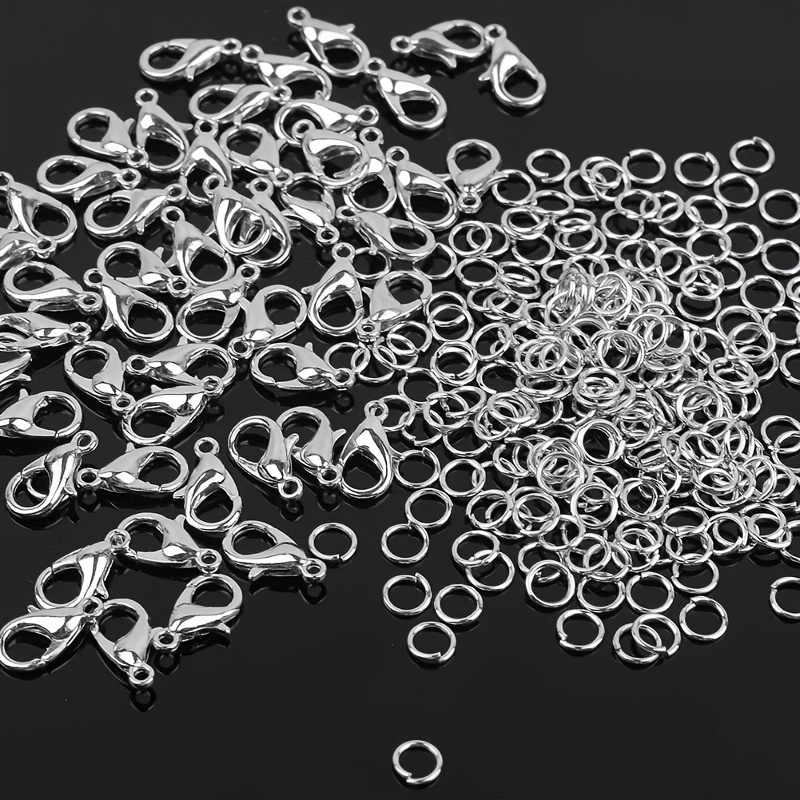 Jewelry Making Jump Rings - 1/2/300 szt. Zapięcia typu karabińczyk, otwarte