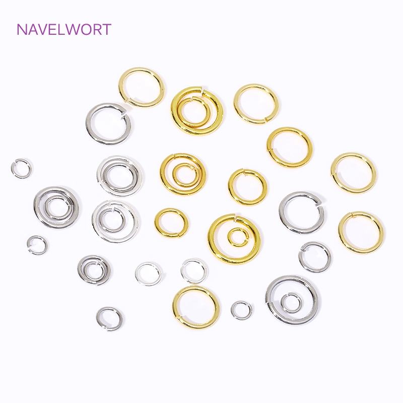 Jewelry Making Jump Rings - 14K/18K pozłacany pierścień dzielony otwarte pierścienie