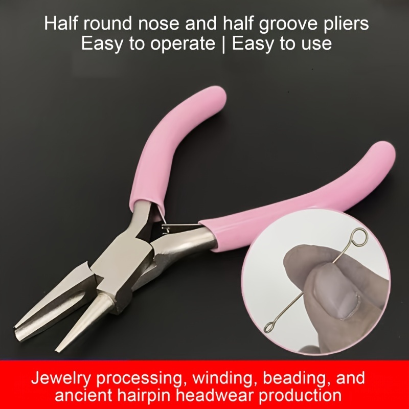 Jewelry Making Loop Pliers - Profesjonalne okrągłe szczypce wklęsłe 5-calowe, do