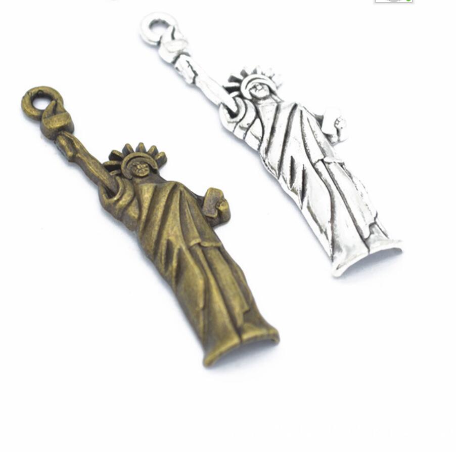 Jewelry Making York - 5 szt. Zawieszek Statua Wolności Nowy