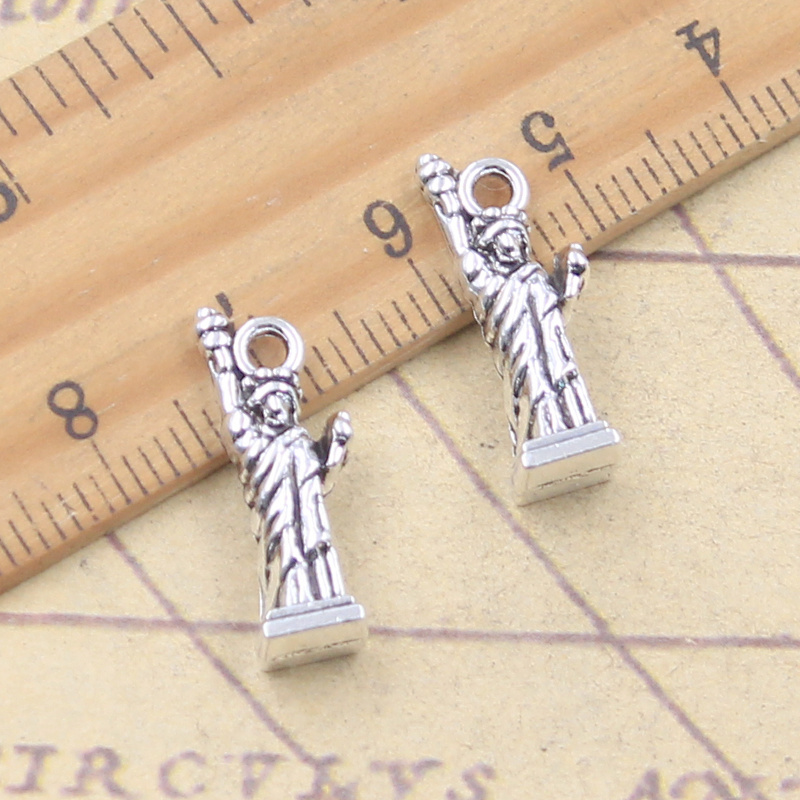 Jewelry Making York - 10 sztuk Charms New York Statua