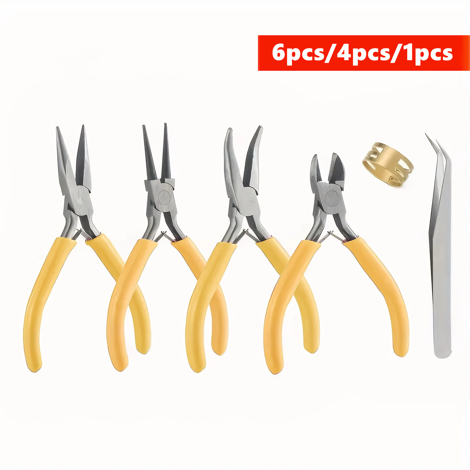 Jewelry Making Loop Pliers - Zestaw szczypiec do wyrobu biżuterii, 6/4/1
