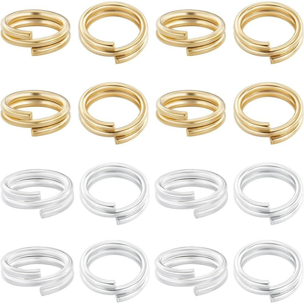 Jewelry Making Jump Rings - 1 pudełko 80 sztuk dzielonego pierścienia