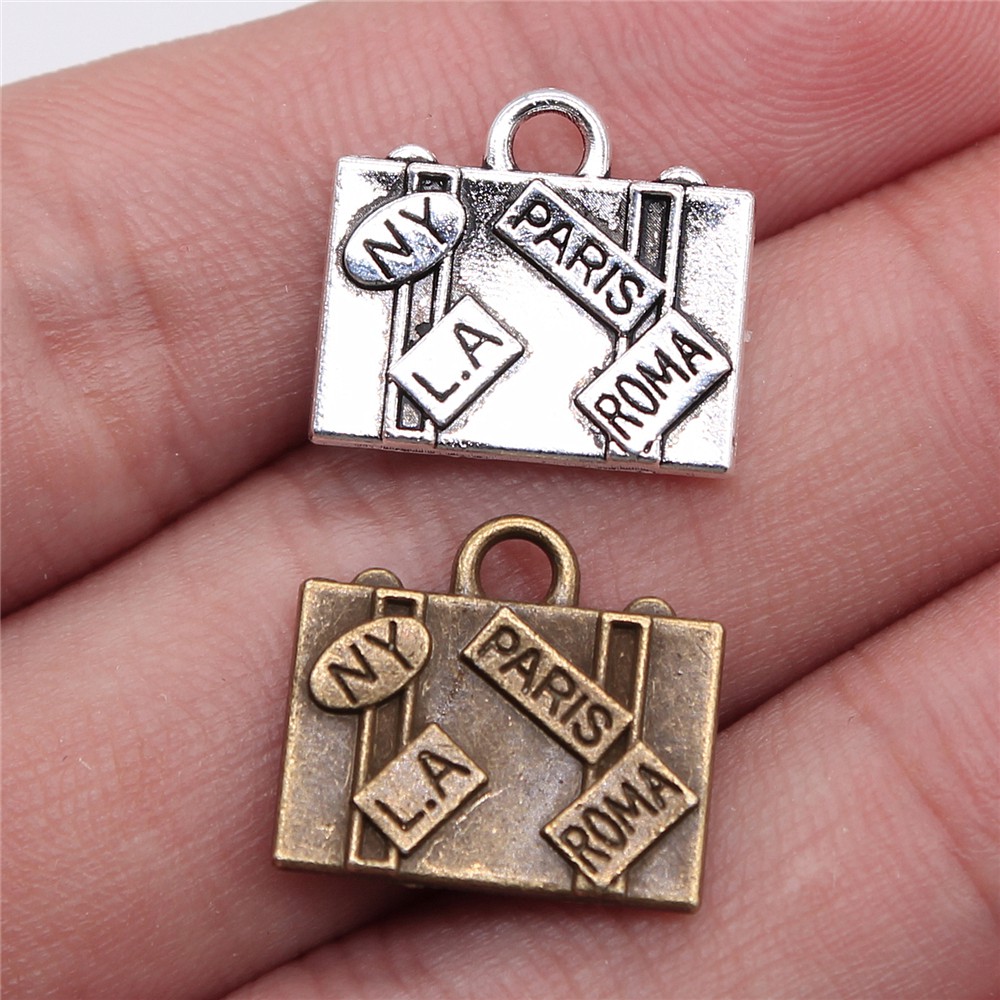 Jewelry Making York - WYSIWYG 5 sztuk 15x16mm Charms torby