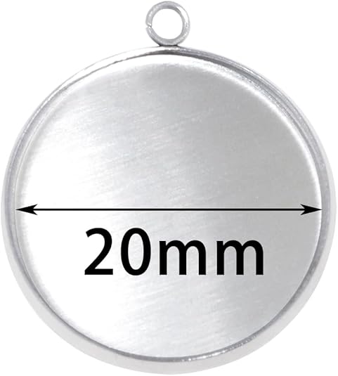 20 sztuk okrągłych bazy z nier – Jewelry Making Tray recenzja i cena