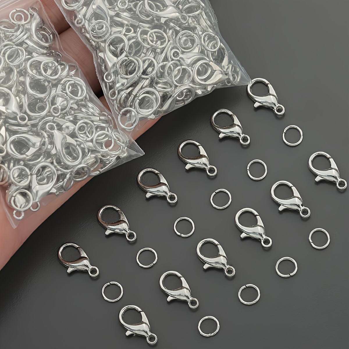 1/2/300 szt. Zapięcia typu kar – Jewelry Making Jump Rings recenzja i cena