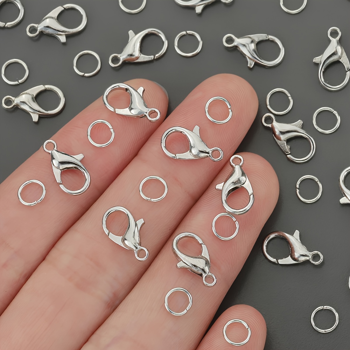 1/2/300 szt. Zapięcia typu kar – Jewelry Making Jump Rings recenzja i cena
