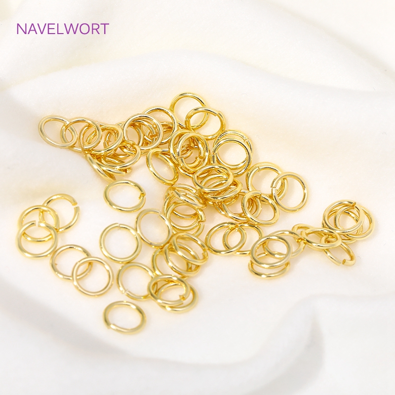 14K/18K pozłacany pierścień dz – Jewelry Making Jump Rings recenzja i cena