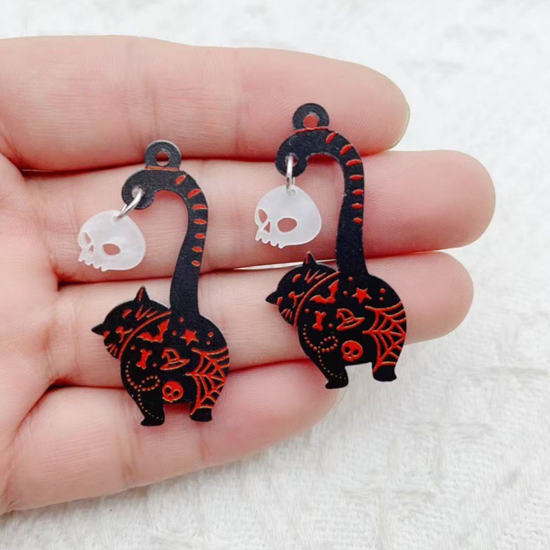 10 szt. Halloweenowe akrylowe  – Jewelry Making Earrings recenzja i cena