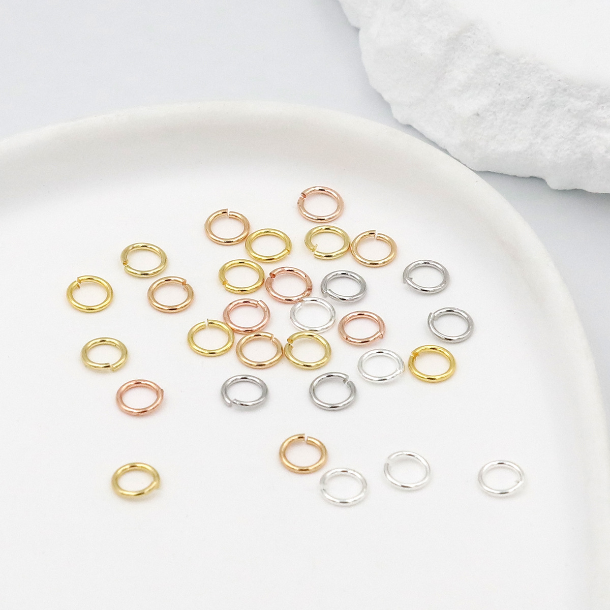 Zestaw otwartych pierścieni łą – Jewelry Making Jump Rings recenzja i cena