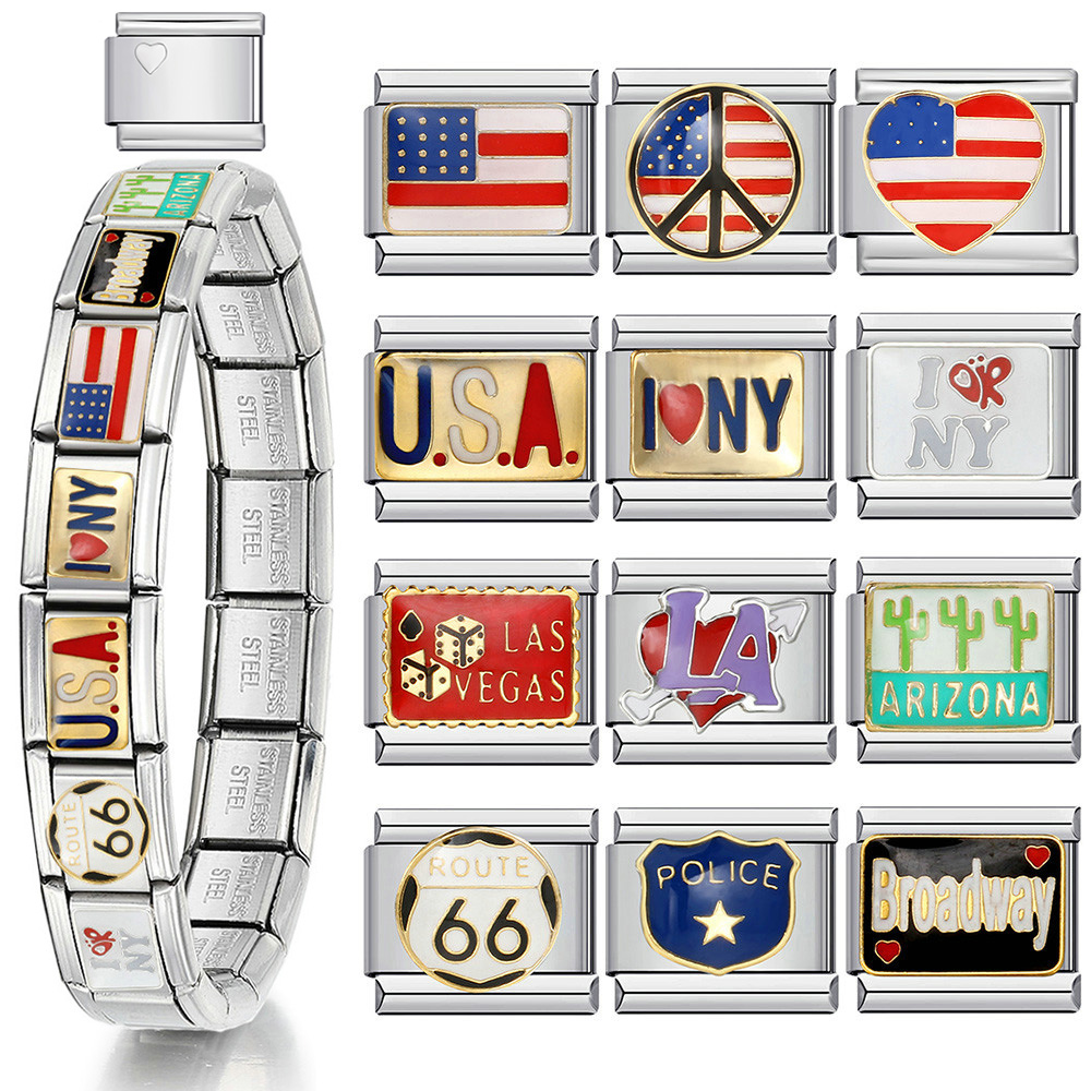 1szt Y2K Włoska bransoletka Ch – Jewelry Making York recenzja i cena