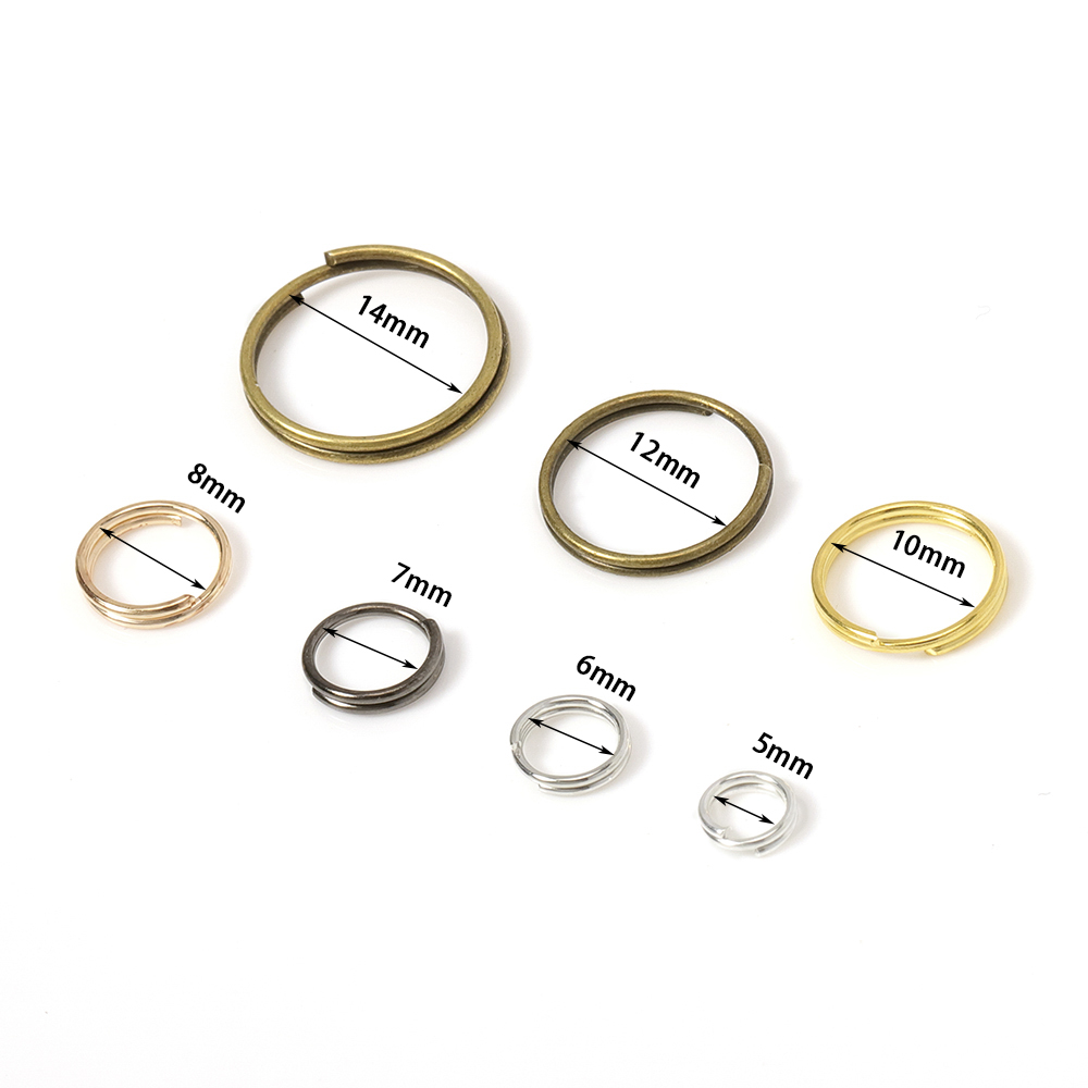 200 szt. Kółka do kluczy 5-14m – Jewelry Making Jump Rings recenzja i cena