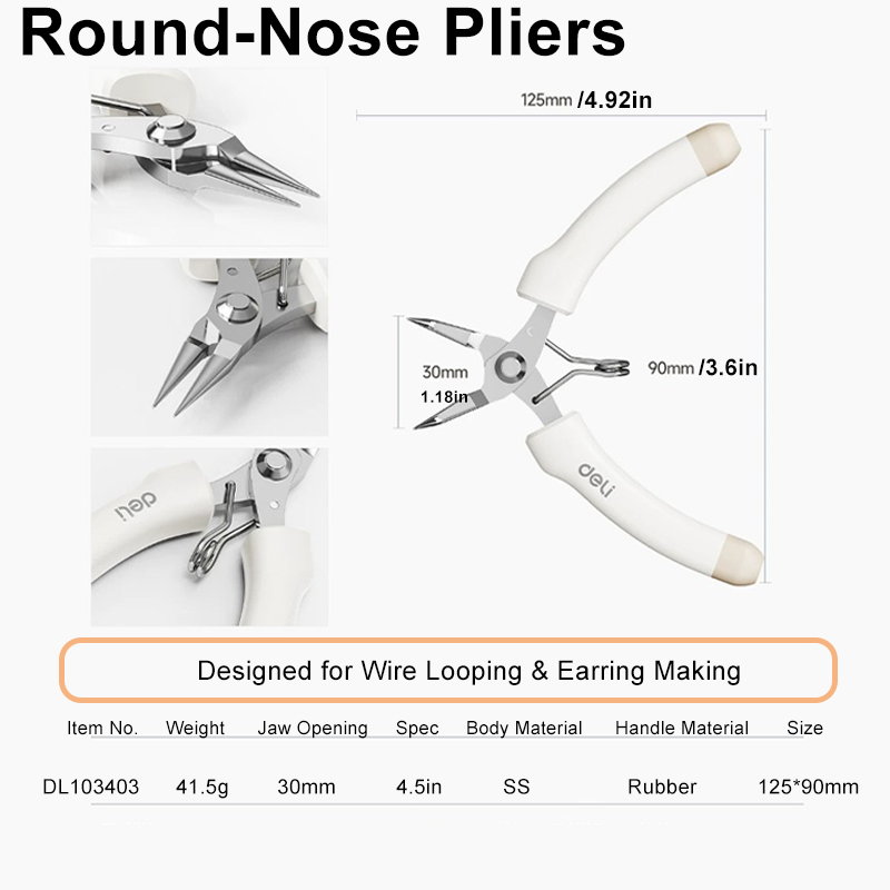 Szczypce okrągłonosne ze stali – Jewelry Making Loop Pliers recenzja i cena