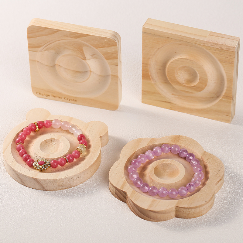 1 szt. DIY Naturalna Drewniana – Jewelry Making Tray recenzja i cena