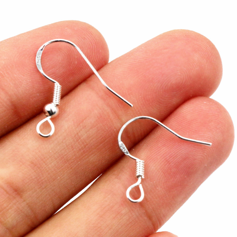50 szt. 16mm 925 srebrne metre – Jewelry Making Earrings recenzja i cena