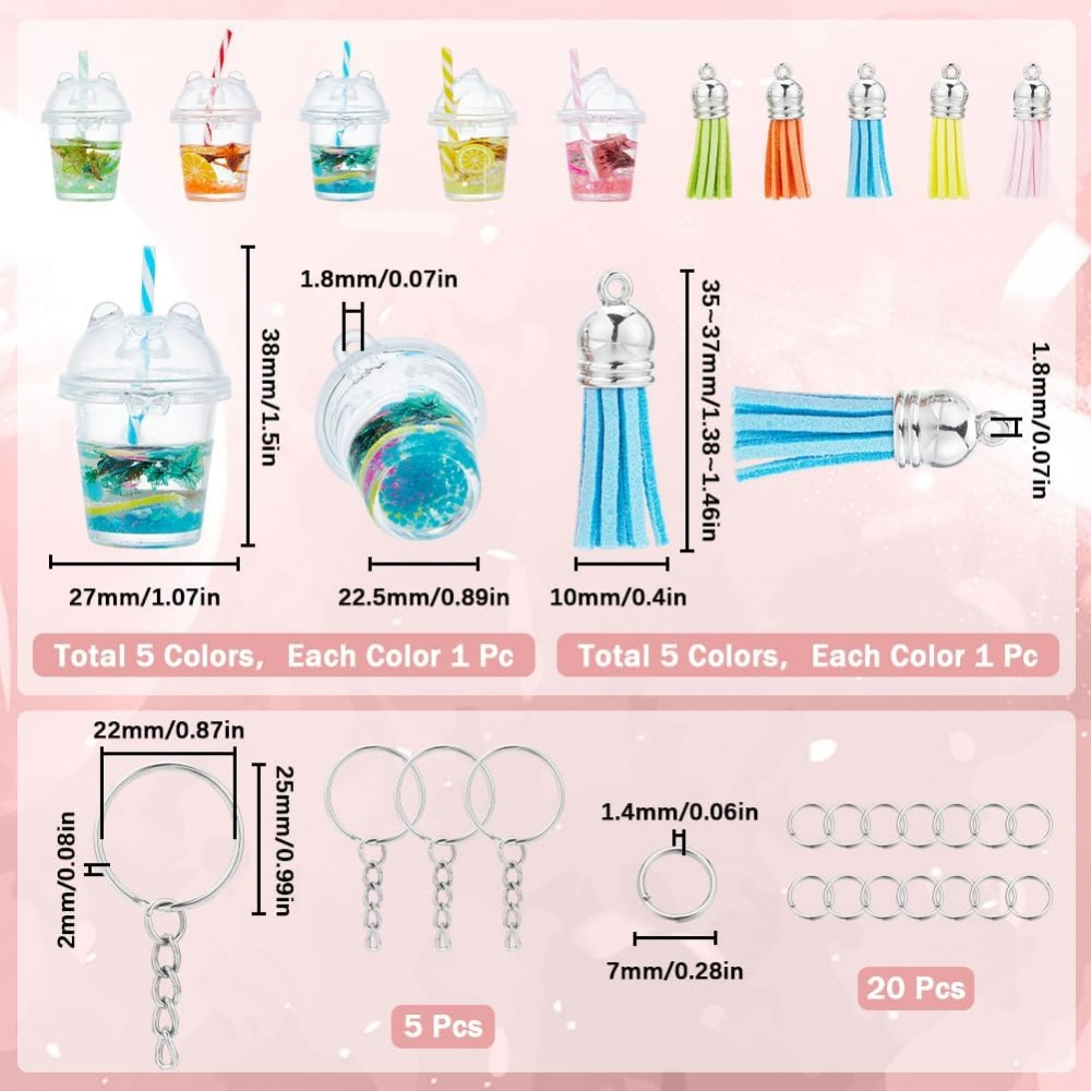 35Pcs DIY 5 Zestaw breloków do – Jewelry Making Chain recenzja i cena