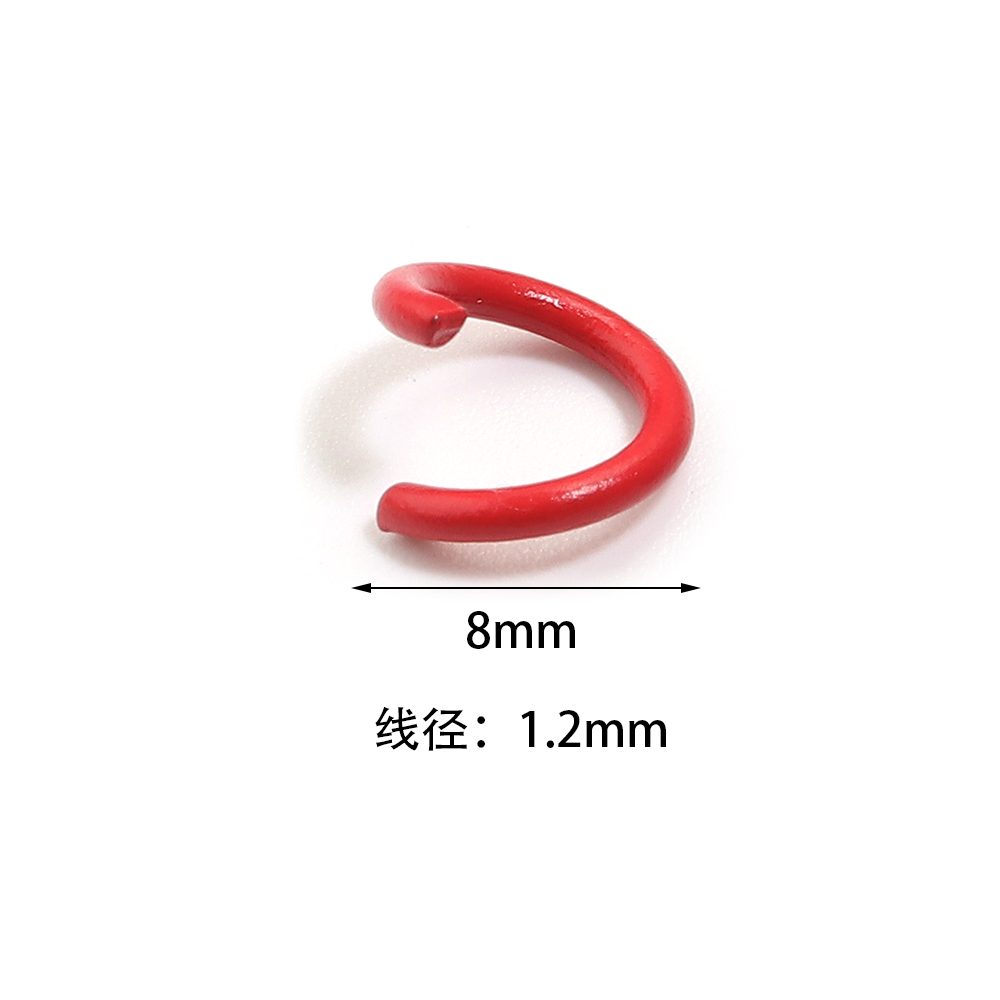 200 szt. 8mm Metalowe Żelazne  – Jewelry Making Jump Rings recenzja i cena