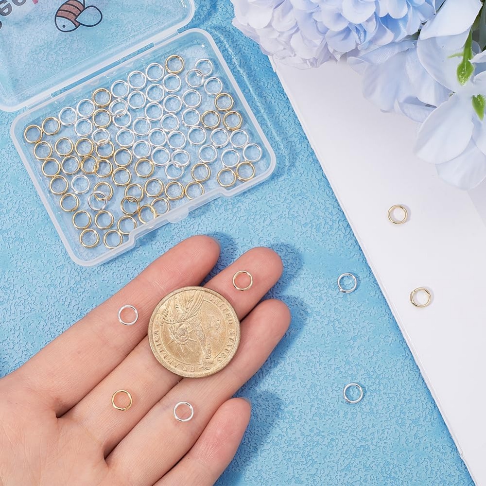 1 pudełko 80 sztuk dzielonego  – Jewelry Making Jump Rings recenzja i cena