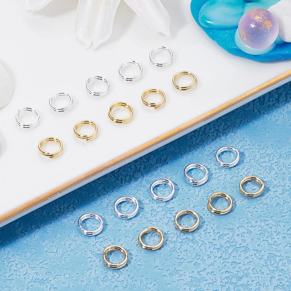 1 pudełko 80 sztuk dzielonego  – Jewelry Making Jump Rings recenzja i cena