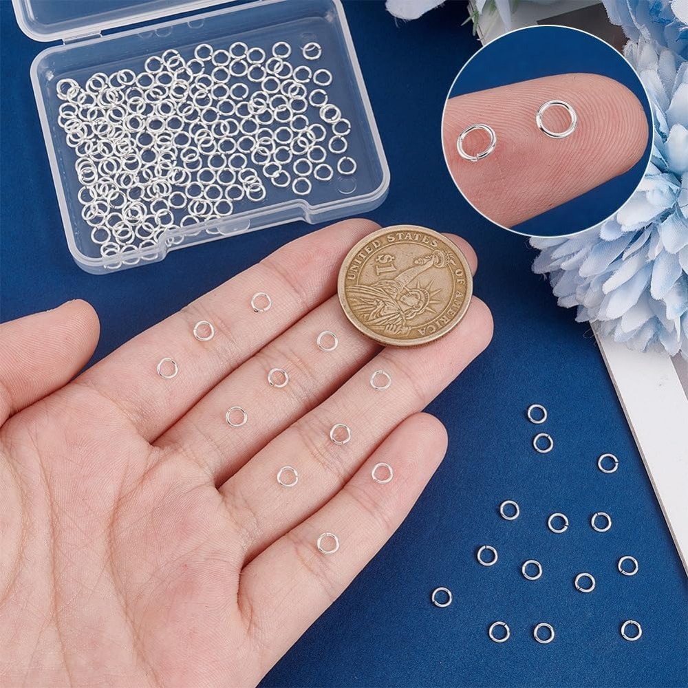 200 sztuk 925 Sterling Silver  – Jewelry Making Jump Rings recenzja i cena