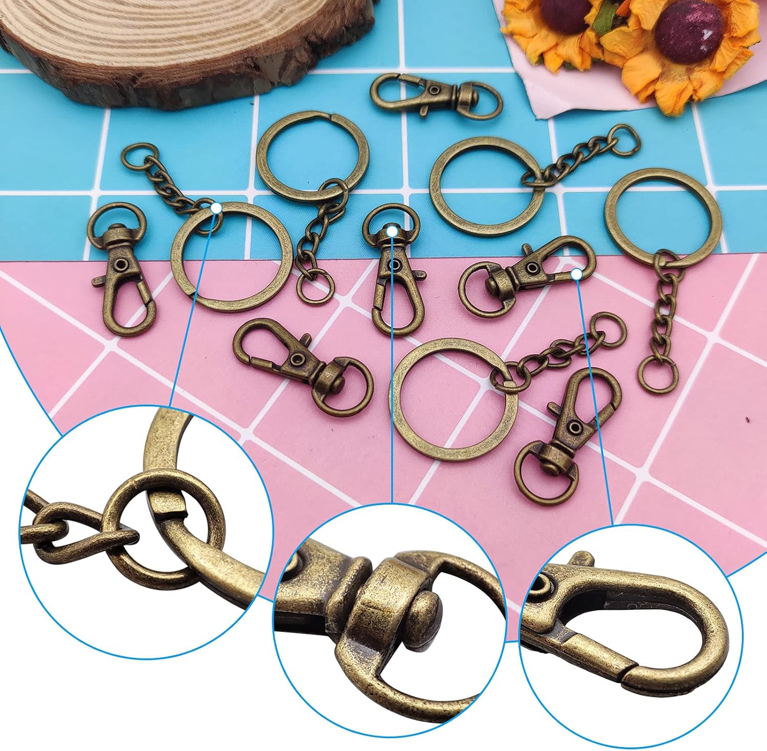 15/30 Zestaw Obrotowych Karabi – Jewelry Making Jump Rings recenzja i cena